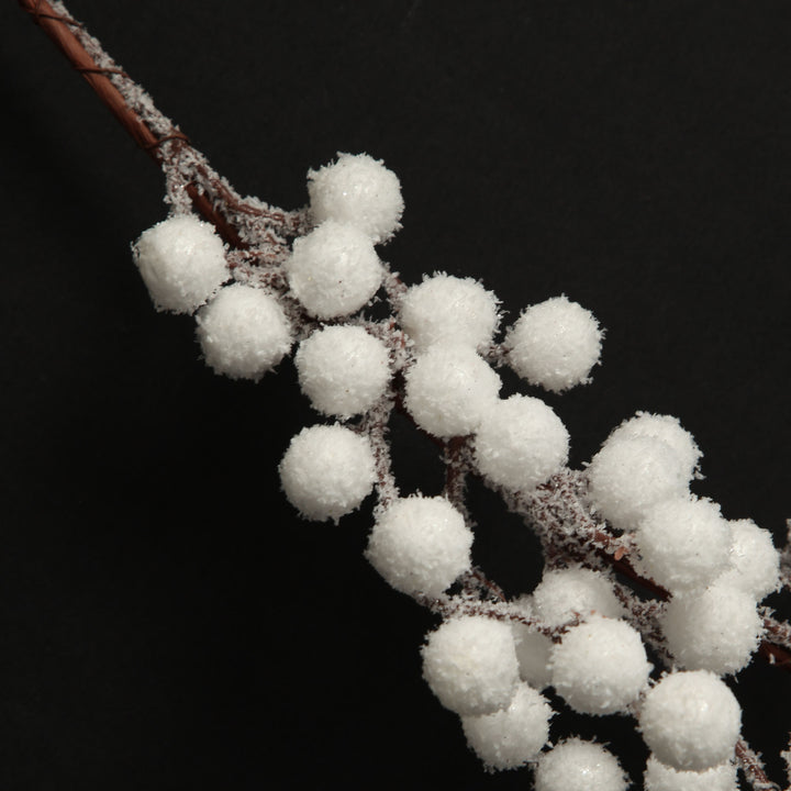 White Pearl Berry Christmas Garland