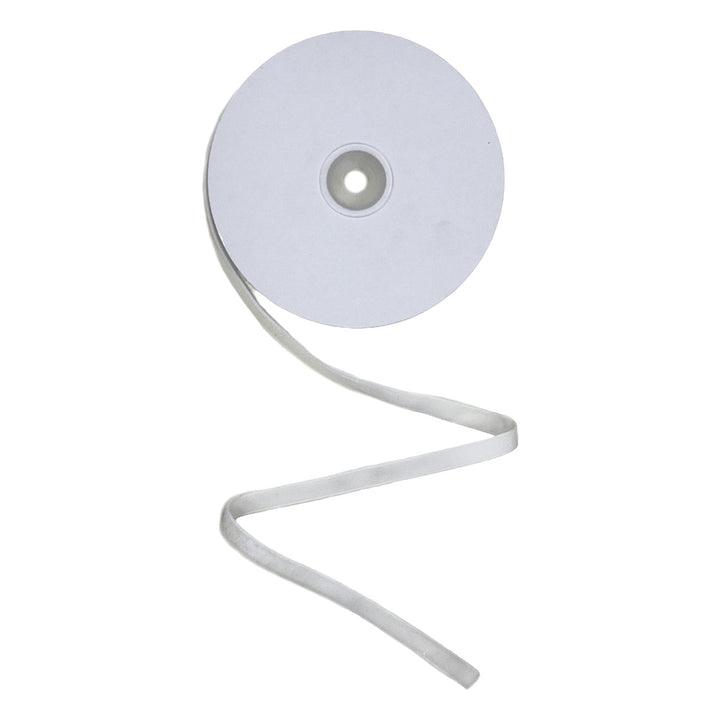 White Velvet Ribbon - 1cm x 9.15m