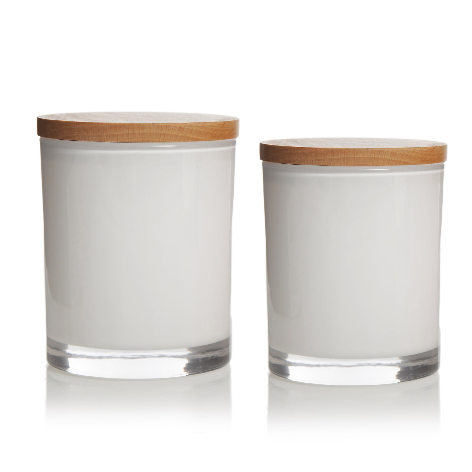 Large and Medium White Candles ‚Äì Lemon & Lavender Scent.