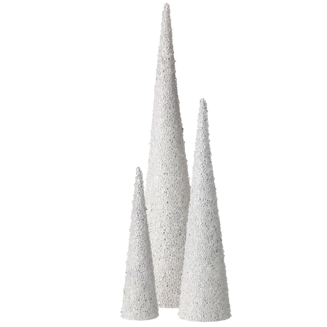 White Sparkle Cone Tree