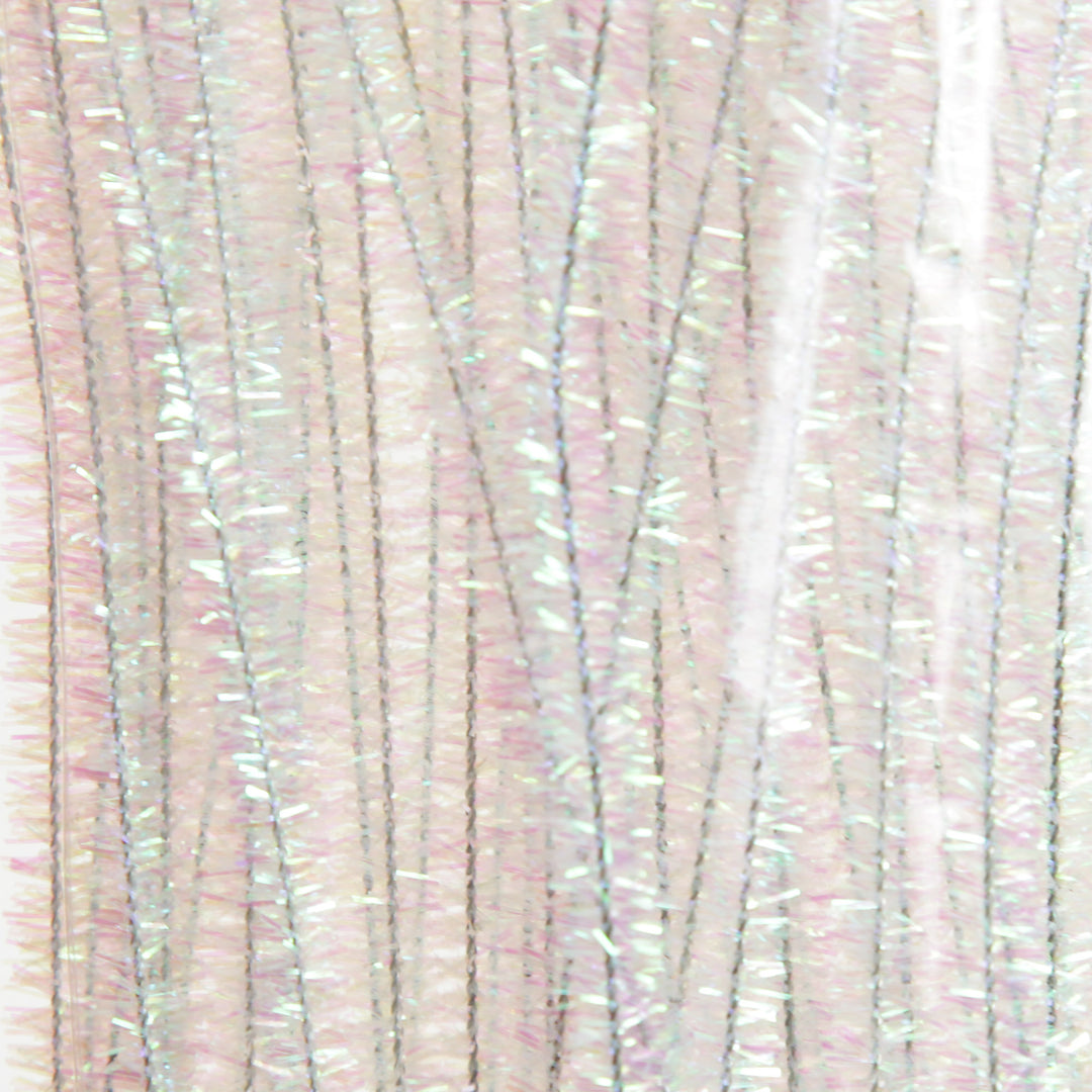 White Tinsel Chenille Stem Pipe Cleaners - Pack of 50