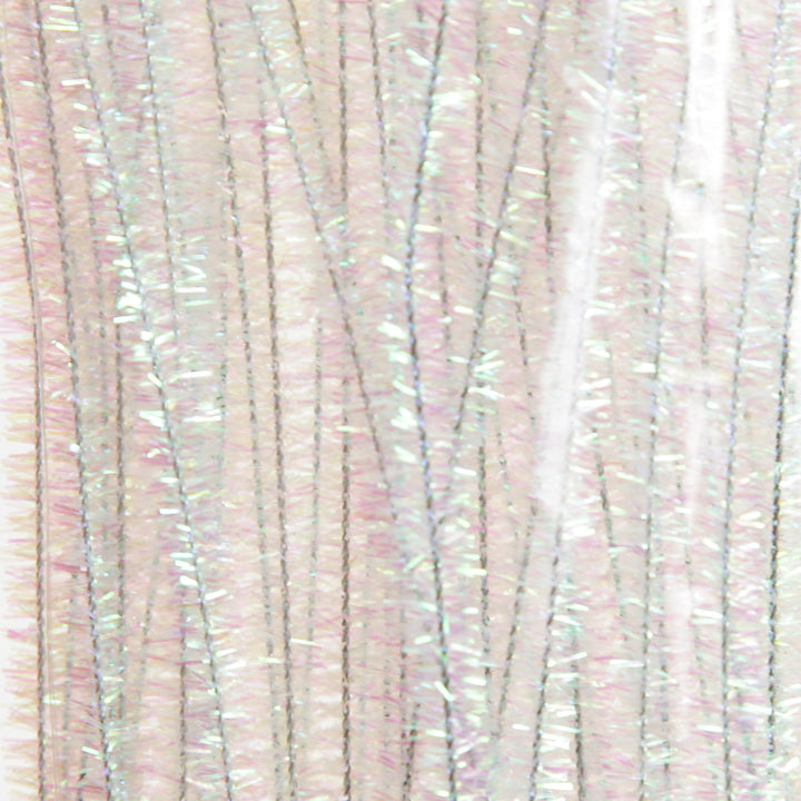 White Tinsel Chenille Stem Pipe Cleaners - Pack of 50
