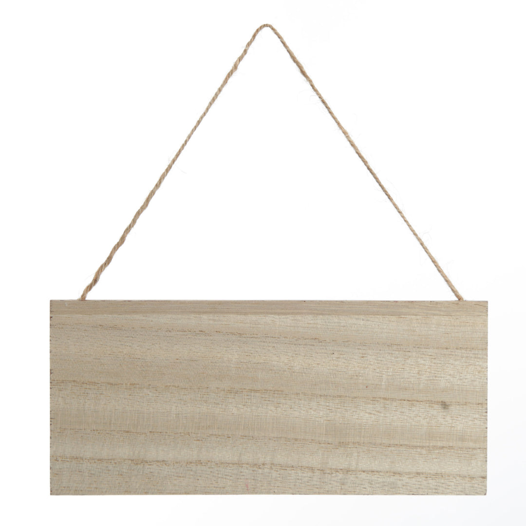 White Wood Hanging Christmas Noel Plaque 