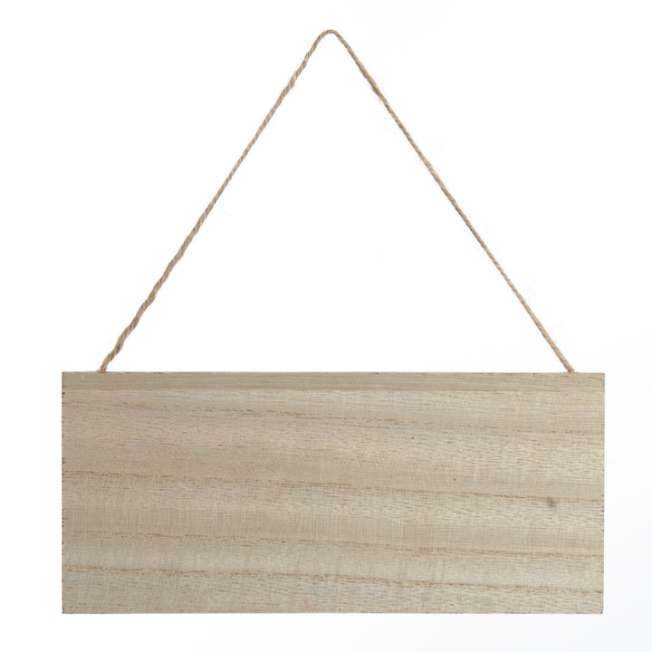 White Wood Hanging Christmas Noel Plaque 