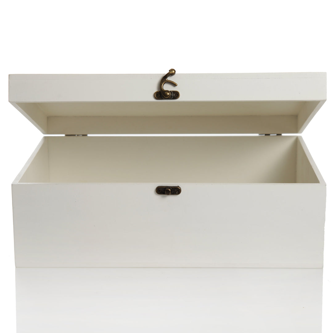 Personalised Little Princess White Wood Keepsake Box