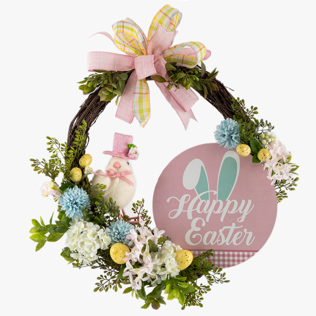 Fancy White Bird Easter Wreath