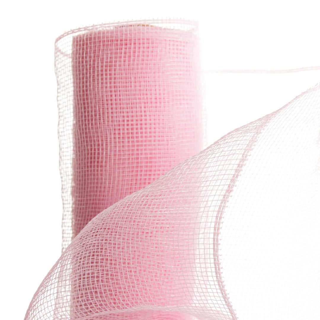 Wide Baby Pink Decomesh Roll