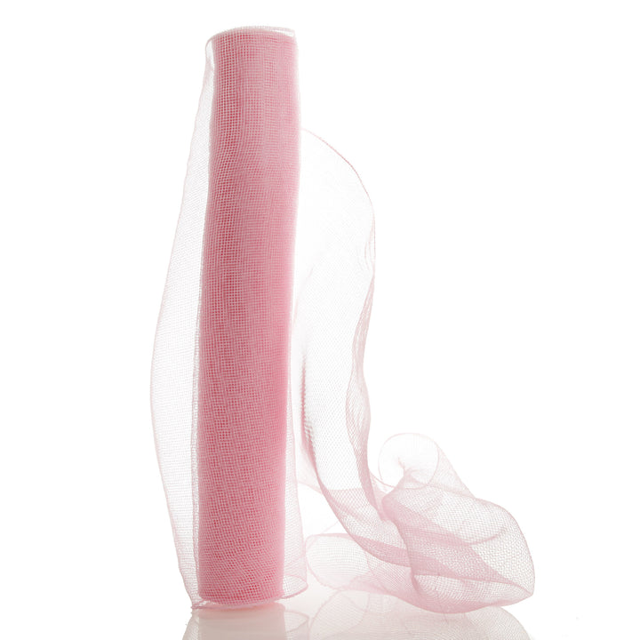 Wide Baby Pink Decomesh Roll