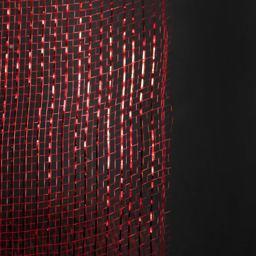 Wide Metallic Red Decomesh Roll 