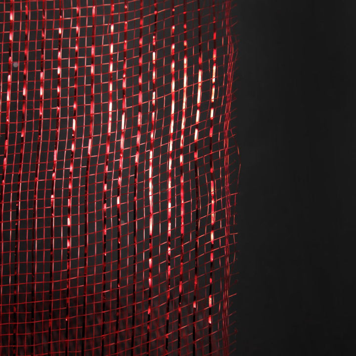 Wide Metallic Red Decomesh Roll 