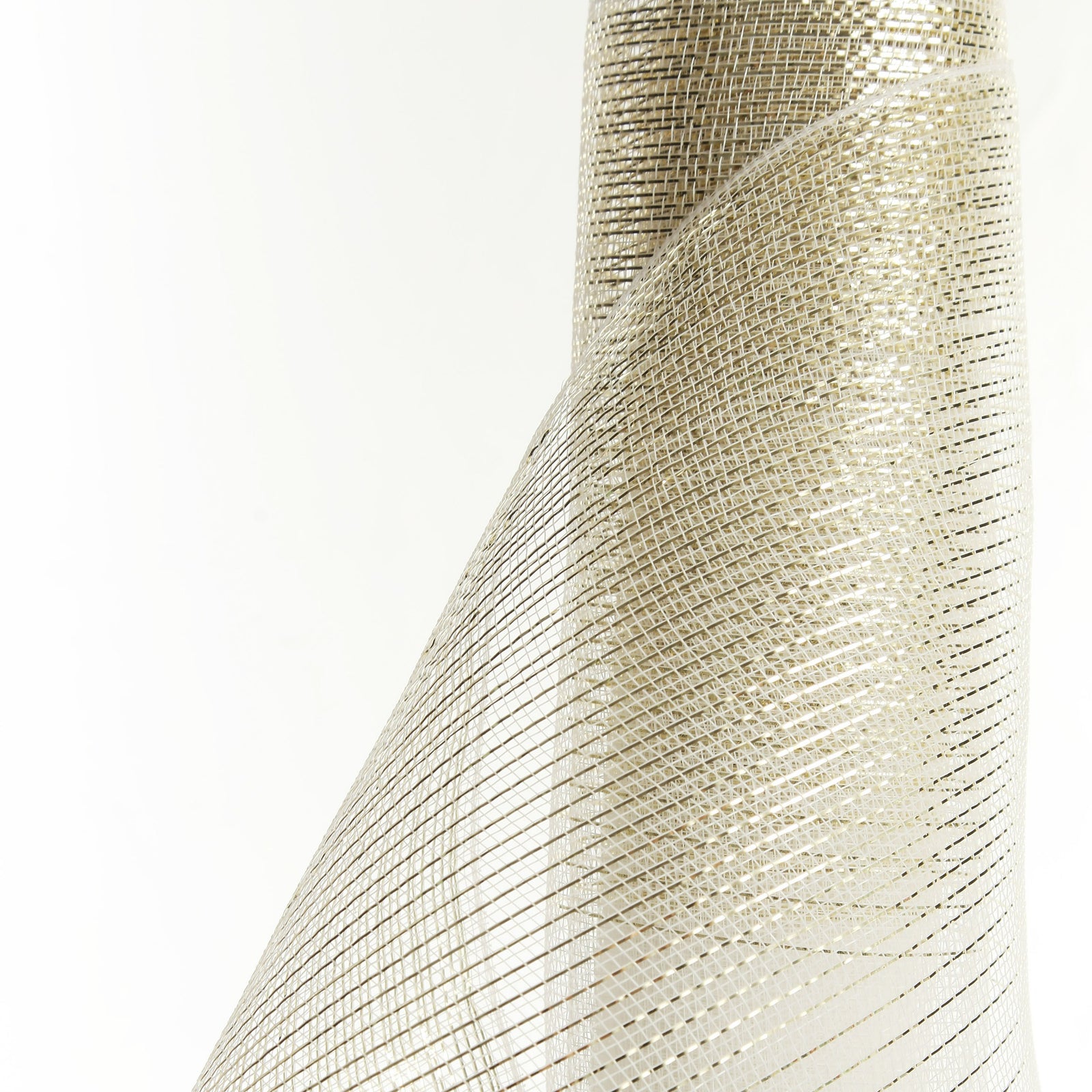 Wide Champagne Decomesh Roll