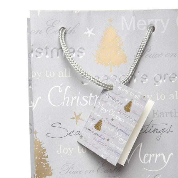 Merry Christmas Gift Bag Closeup