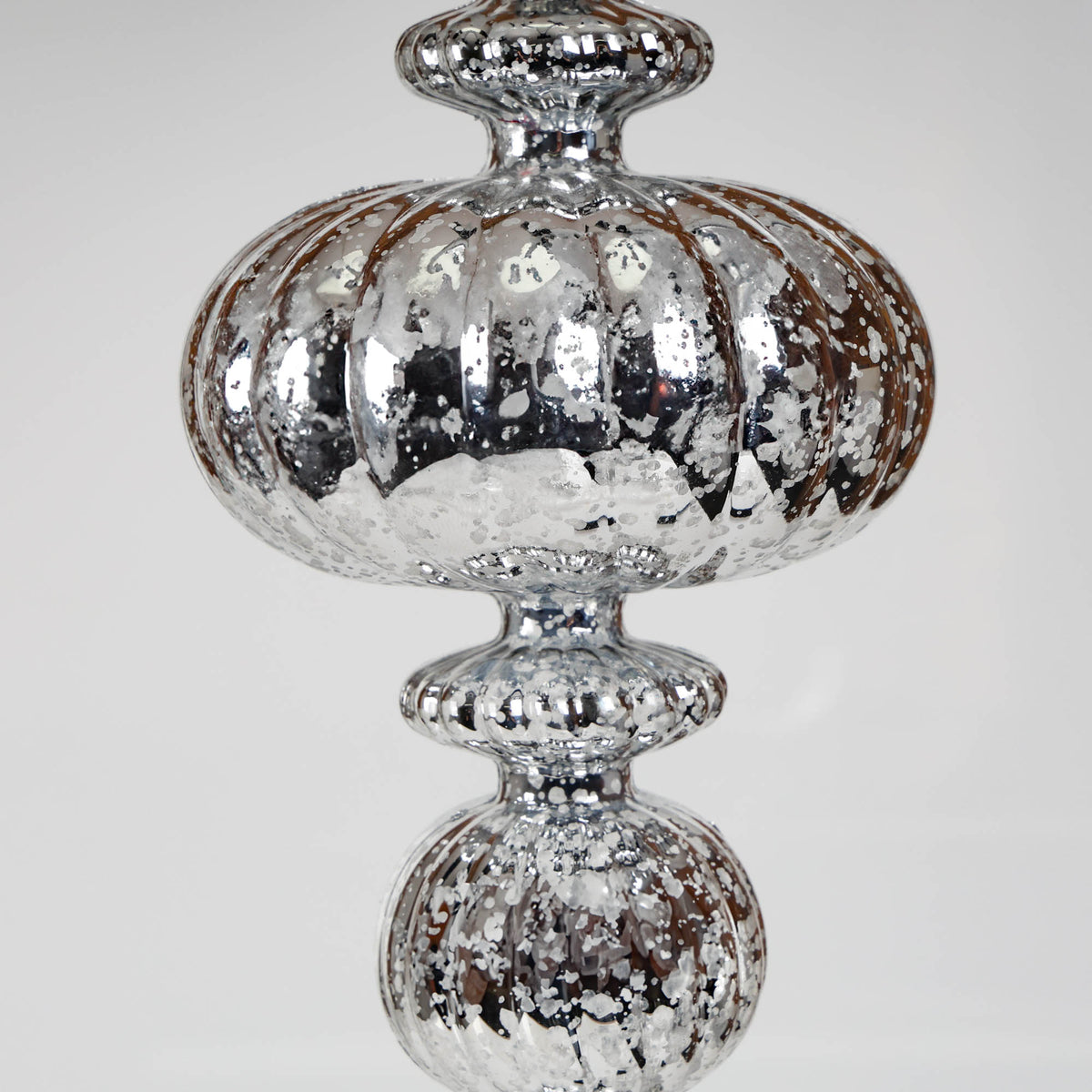 Silver Finial Tree Decoration 30cm