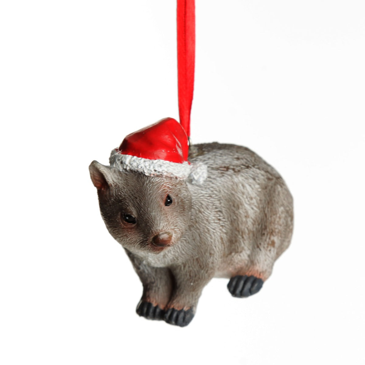 Wombat Australiana Christmas Tree Decoration Angle