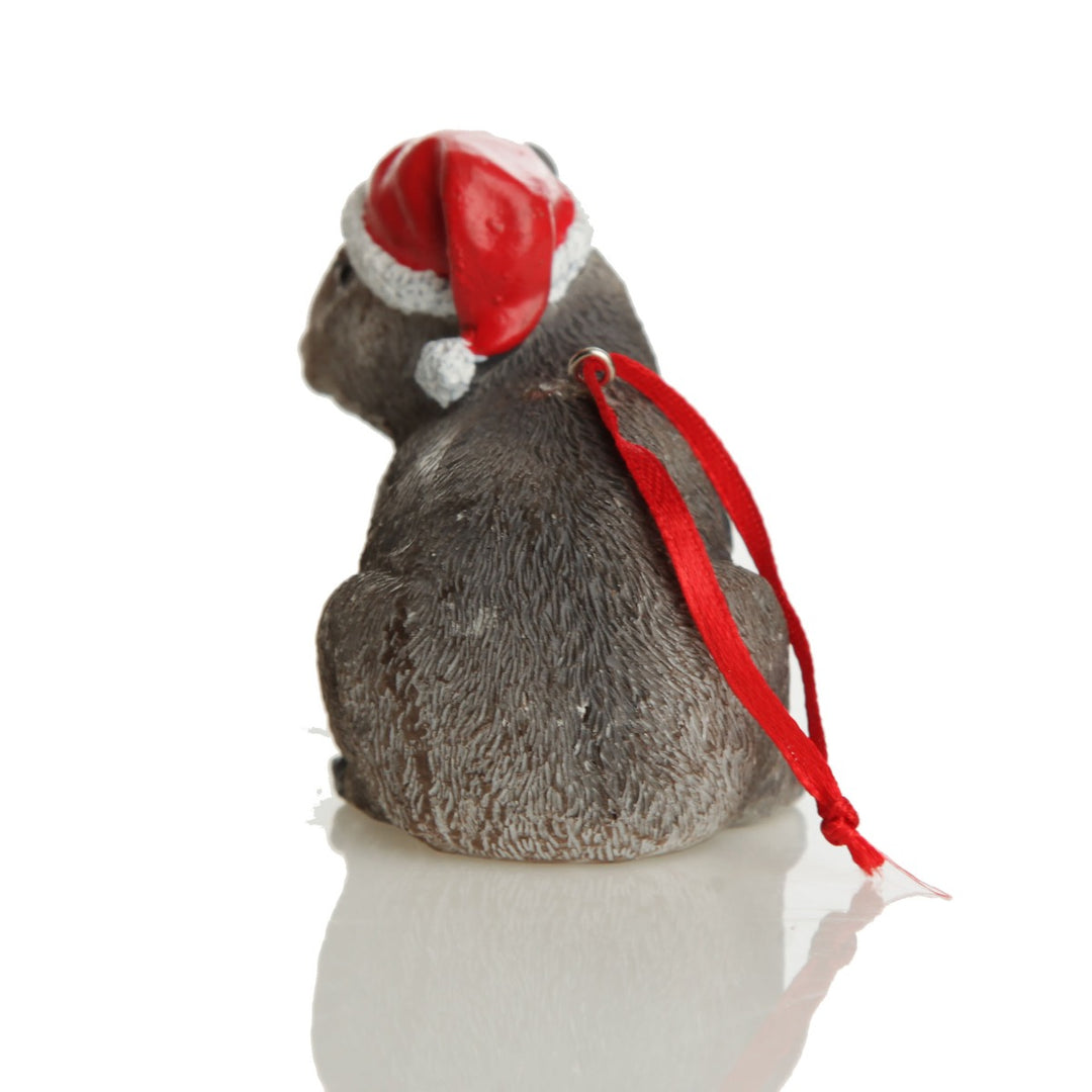 Wombat Australiana Christmas Tree Decoration Full back