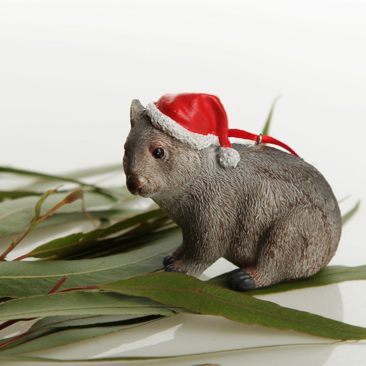 Wombat Australiana Christmas Tree Decoration Left Side Detail