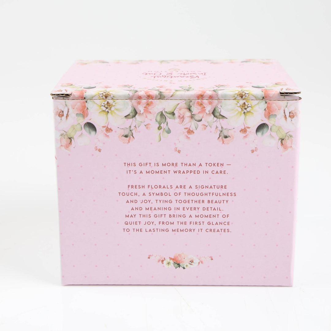 Wonderful Mum - Inside and Out Lilac Floral Mug