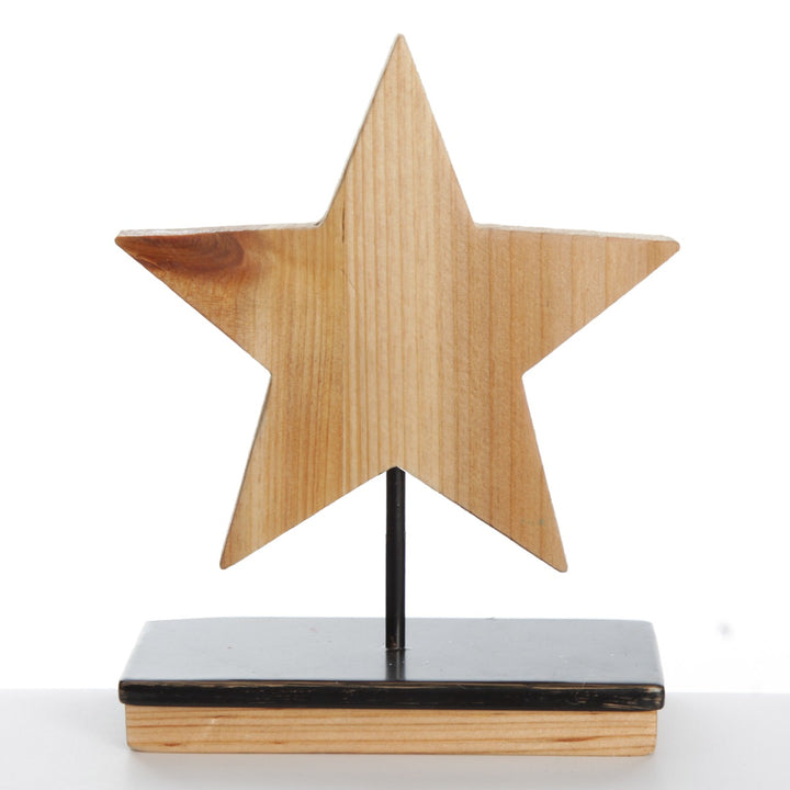 Wood Star Stocking Hanger