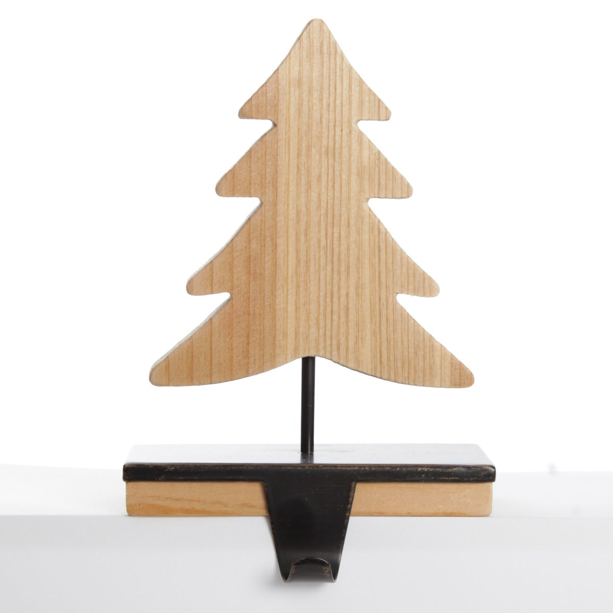 Wood Tree Stocking Hanger