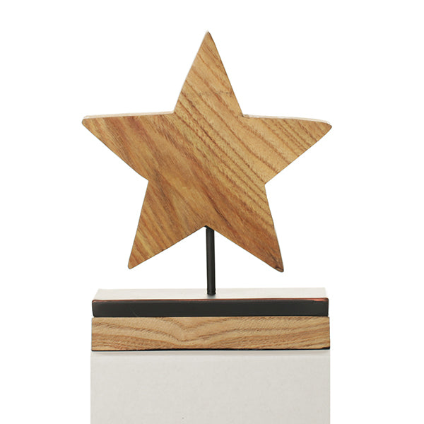  Wood Star Stocking Hanger Back

