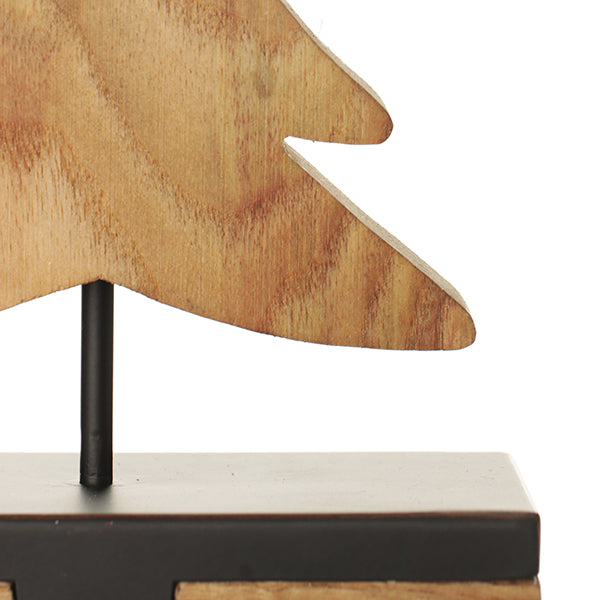  Wood Tree Stocking Hanger - Detail