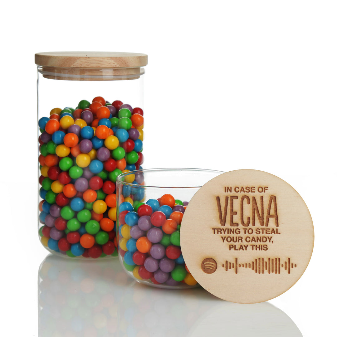 Personalised Spotify Code Treats Jar
