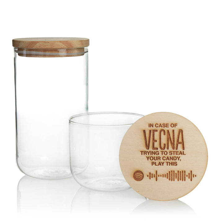 Personalised Spotify Code Treats Jar