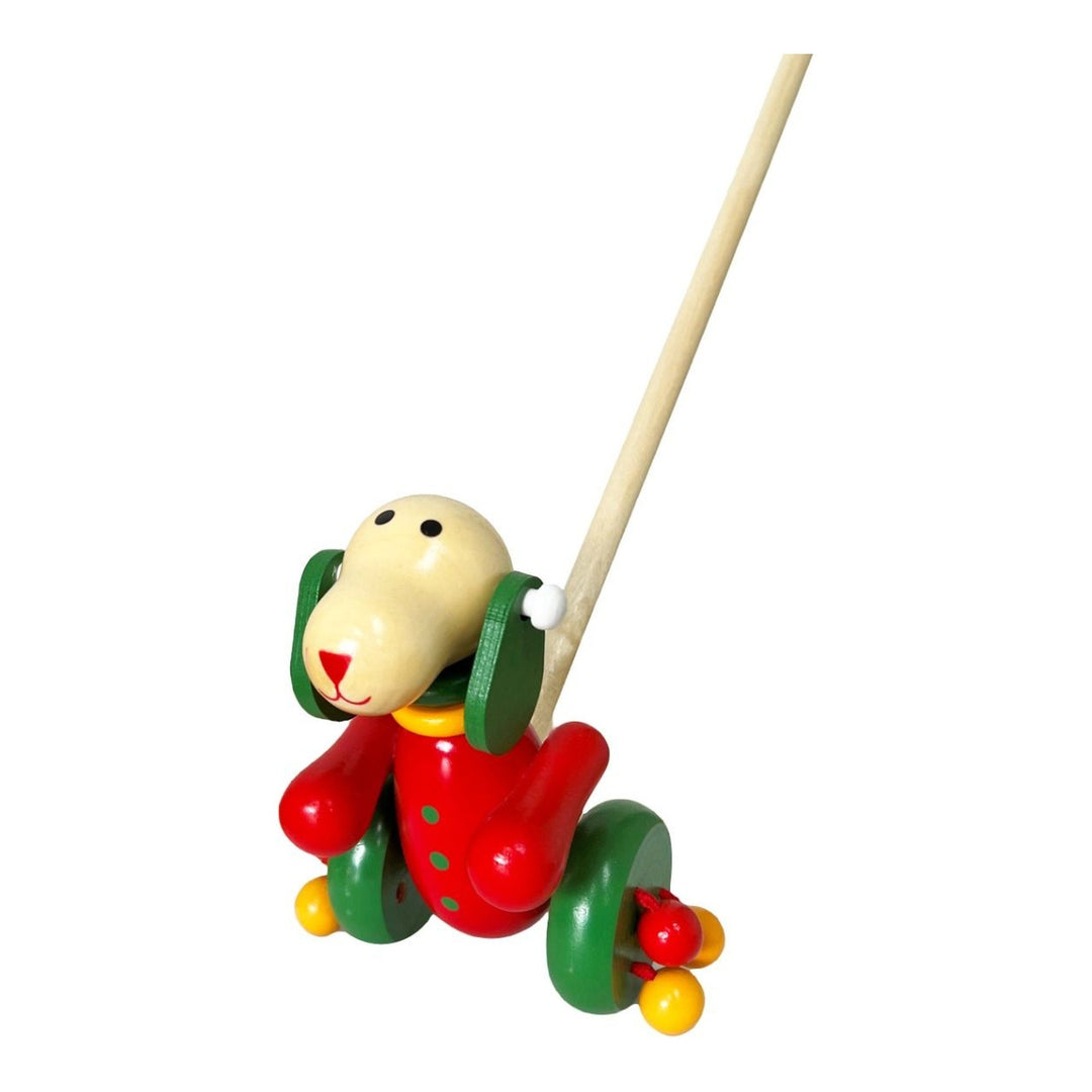 Wooden Push Along - Dog