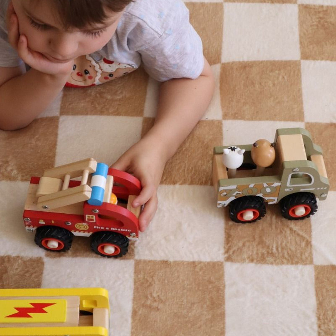 Wooden Vehicle - Fire Engine