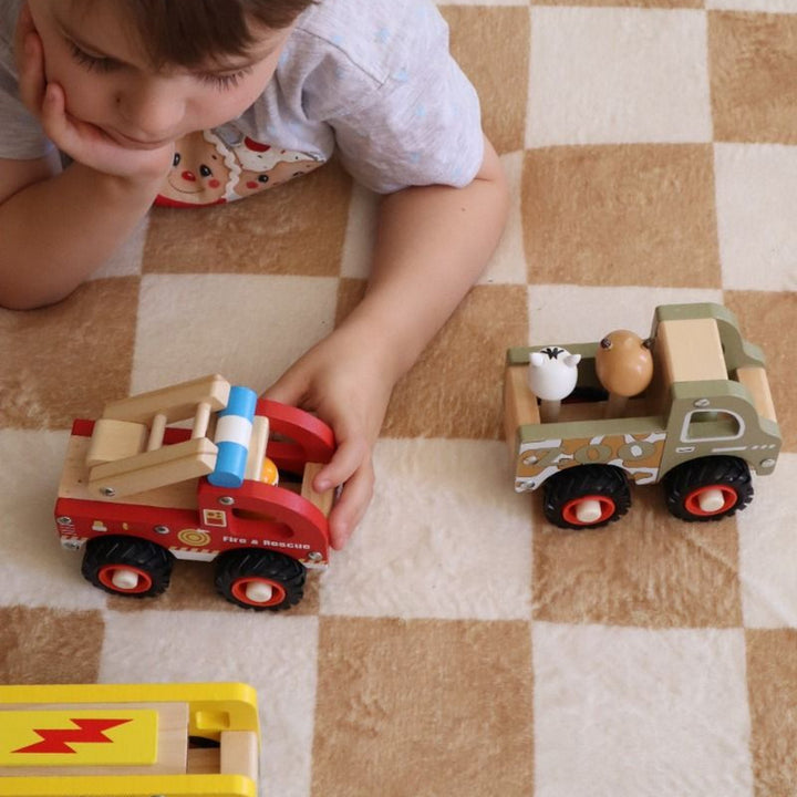 Wooden Vehicle - Fire Engine