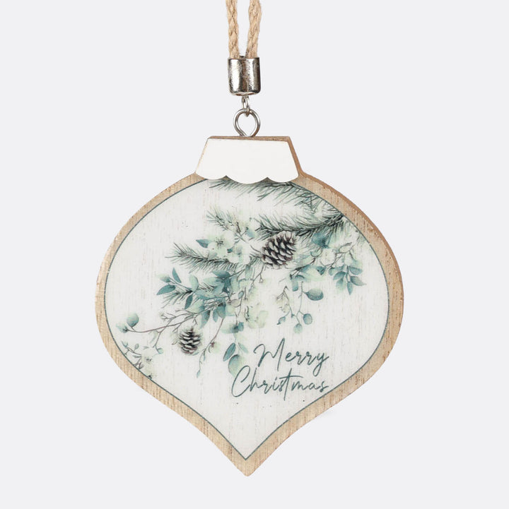 Woodland Christmas Tree Decoration Set of 3 - 9cm