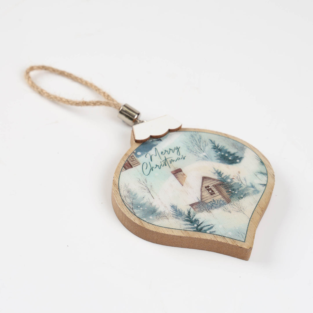 Woodland Christmas Tree Decoration Set of 3 - 9cm
