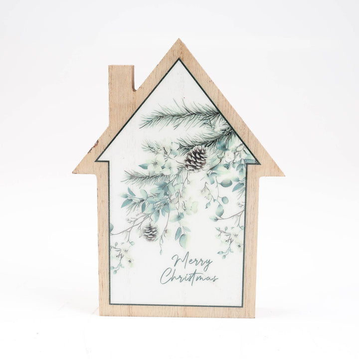 Woodlands Santa House Sign - 17cm