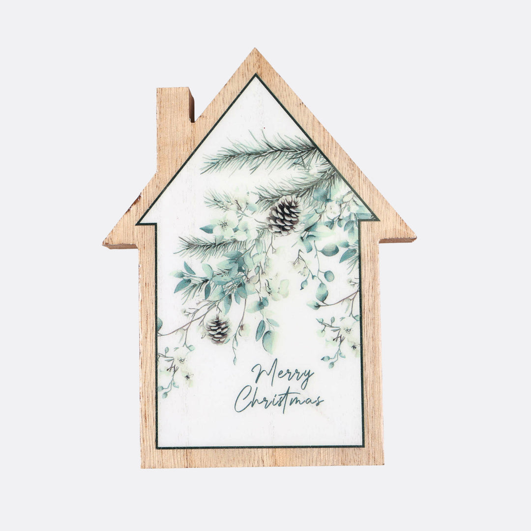 Woodlands Santa House Sign - 17cm