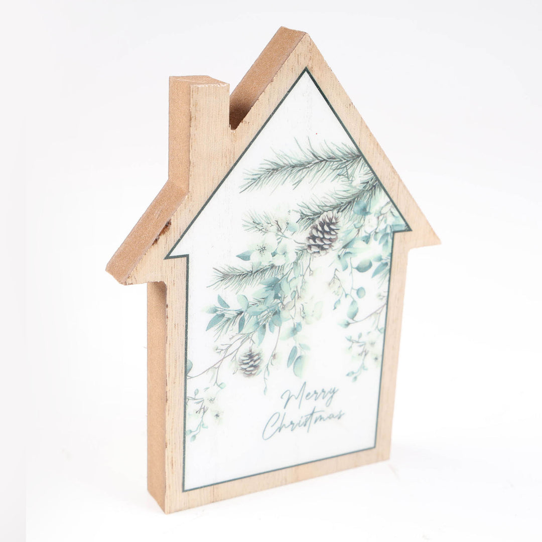 Woodlands Santa House Sign - 17cm