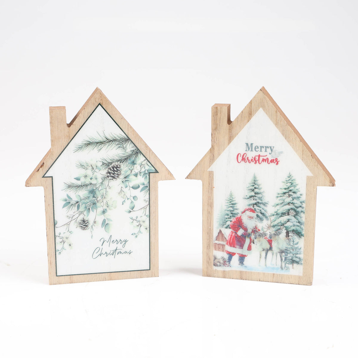 Woodlands Santa House Sign - 17cm