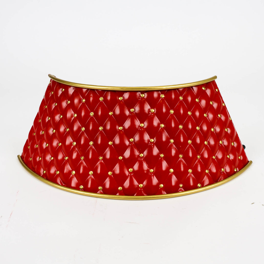 Deluxe Metal Tree Collar Red and Gold - 80cm