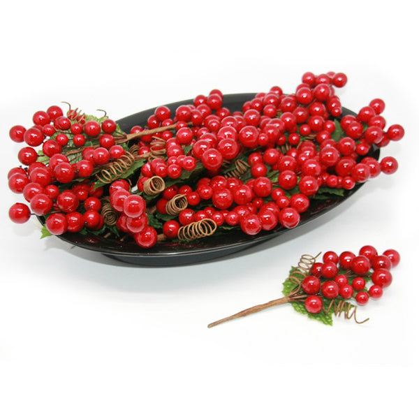 Red Berry Spray - Set of 2