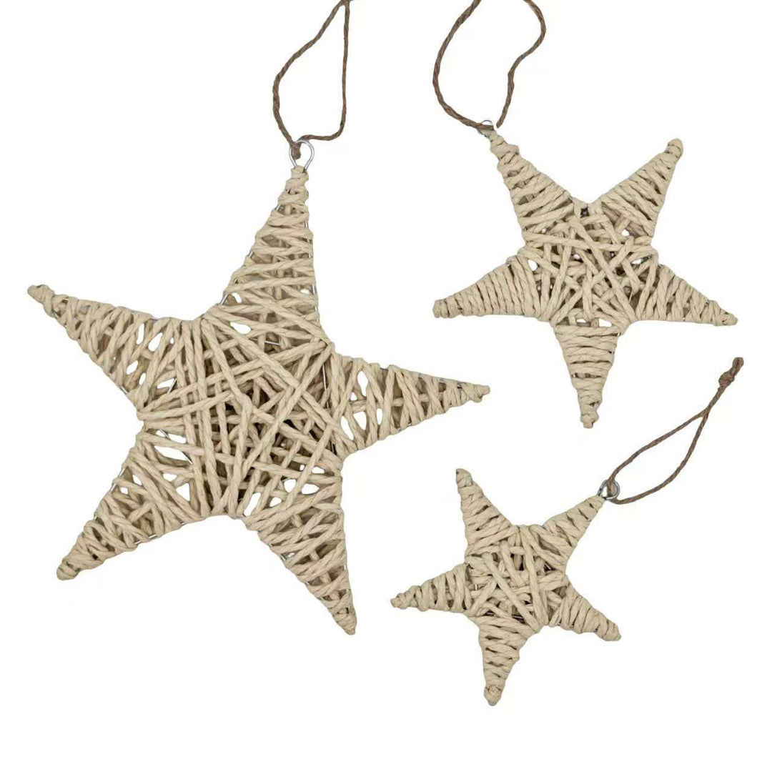 Natural Paper Rope Star - 30cm