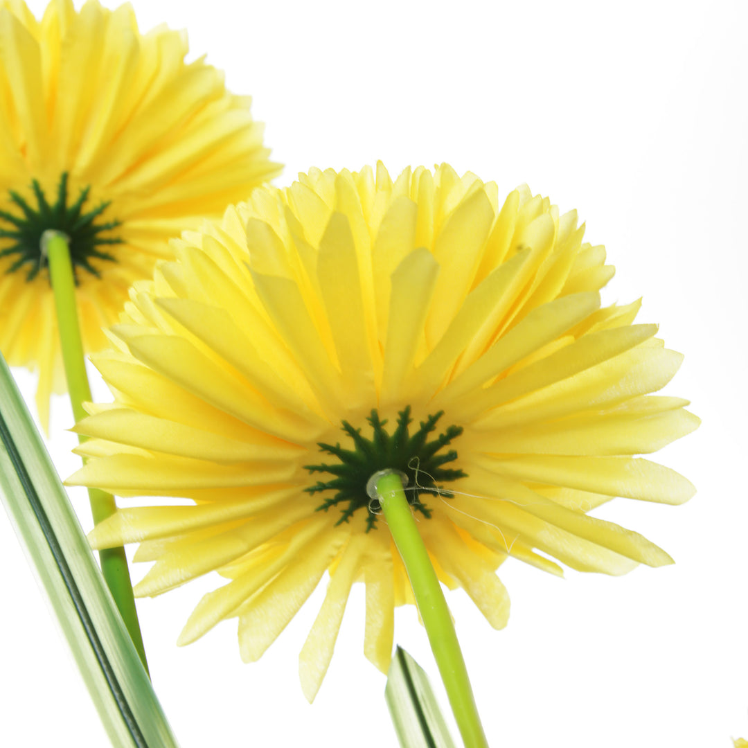 Yellow Flower Trio Spray Flower Back