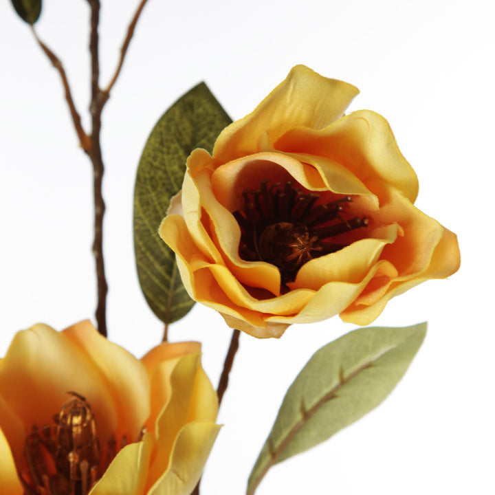 Yellow Japanese Quince Flower Spray