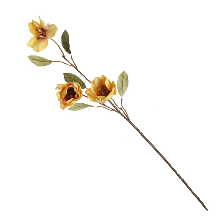 Yellow Japanese Quince Flower Spray