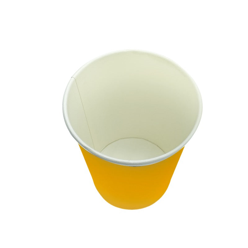 Yellow Paper Cups - Pack of 12