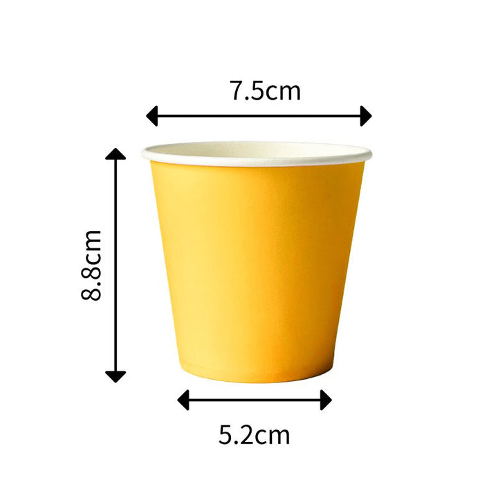 Yellow Paper Cups - Pack of 12