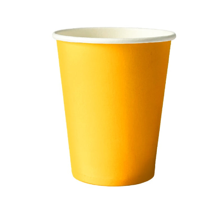 Yellow Paper Cups - Pack of 12