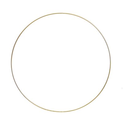 Gold Metal Hoop Wreath Base - 30cm