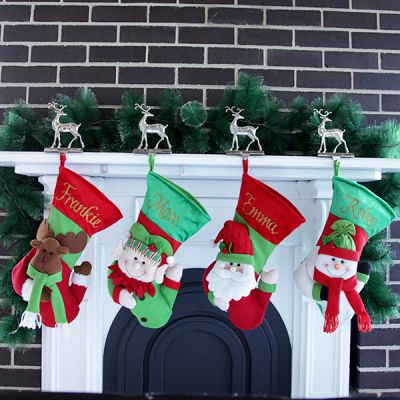 Personalised 3D Reindeer Christmas Stocking