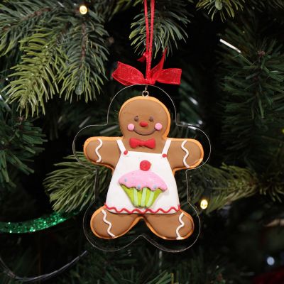 Gingerbread Man Cookie Cutter Decoration