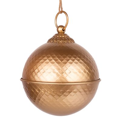 Antique Gold Hanging Jingle Bell Decoration