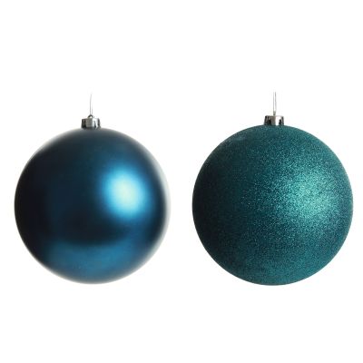 Blue Jumbo Shatterproof Christmas Bauble Decoration